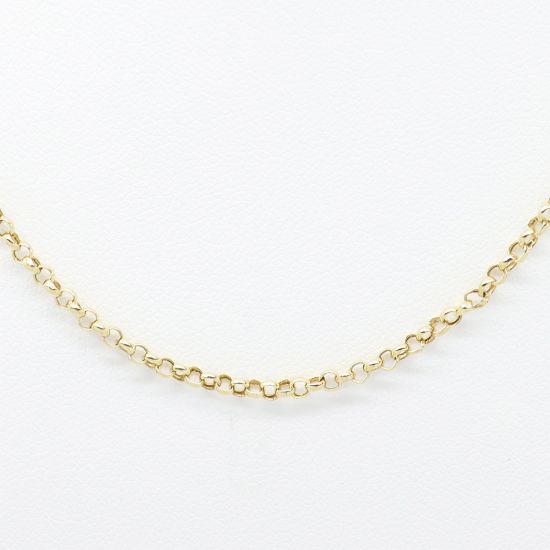 Picture of 18k Yellow Gold Rolo Chain