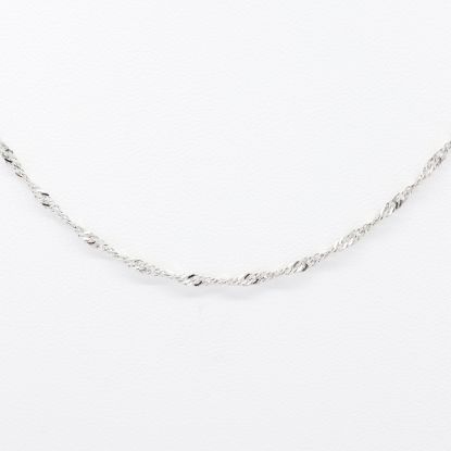 Picture of 14k White Gold Curb Link Chain