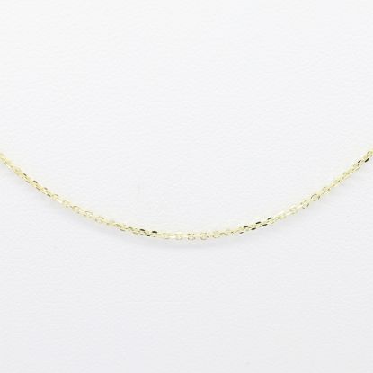 Picture of 14k Yellow Gold Thin Cable Link Chain