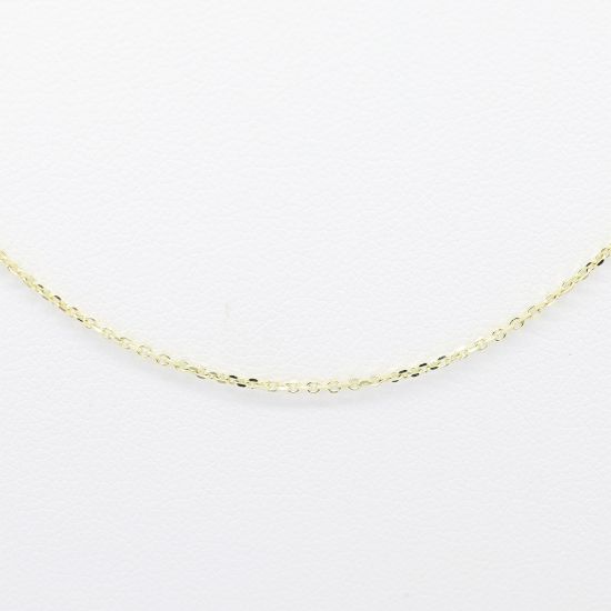 Picture of 14k Yellow Gold Thin Cable Link Chain