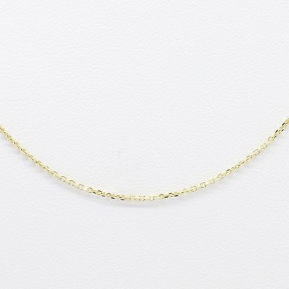 Picture of 14k Yellow Gold Thin Cable Link Necklace