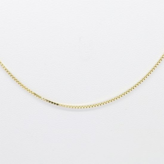 Picture of 14k Yellow Gold Thin Box Chain