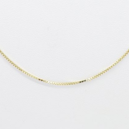 Picture of 14k Yellow Gold Thin Box Chain