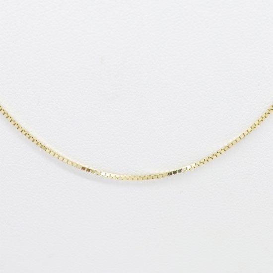 Picture of 14k Yellow Gold Thin Box Chain
