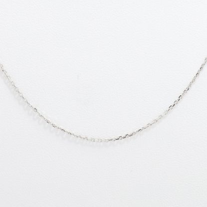 Picture of 14k White Gold Thin Cable Link Chain