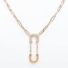 Picture of 14k Rose Gold Diamond Necklace
