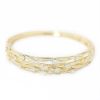 Picture of 14k Yellow Gold Diamond Bangle Bracelet