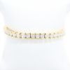 Picture of 14k Yellow Gold Brilliant Diamond Line Bracelet