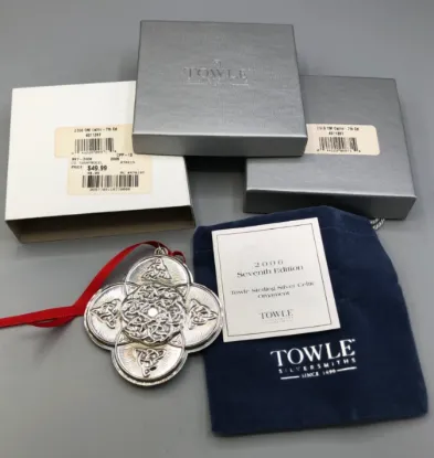 Picture of Towle 2006 Annual Celtic Ornament, Sterling Silver, with box, 7th Edition
